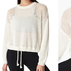 Sweaty Betty White Knit Sweater